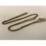 18CT GOLD BOX CHAIN