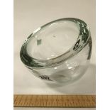 SIGNED ART GLASS VASE