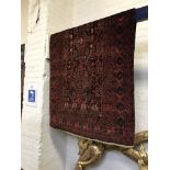 NORTHWEST PERSIAN MESHAD BELOUCH RUG 193CM X 105CM