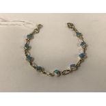 STERLING SILVER OPAL BRACELET