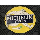 CAST IRON MICHELIN SMOKING SIGN