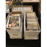 3 BOXES OF MIXED COMICS - DC, MARVEL & PLANET OF THE APES ETC