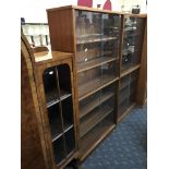 GLAZED BOOKCASE -ROUND