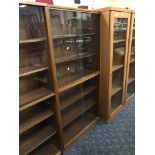 GLAZED BOOKCASE