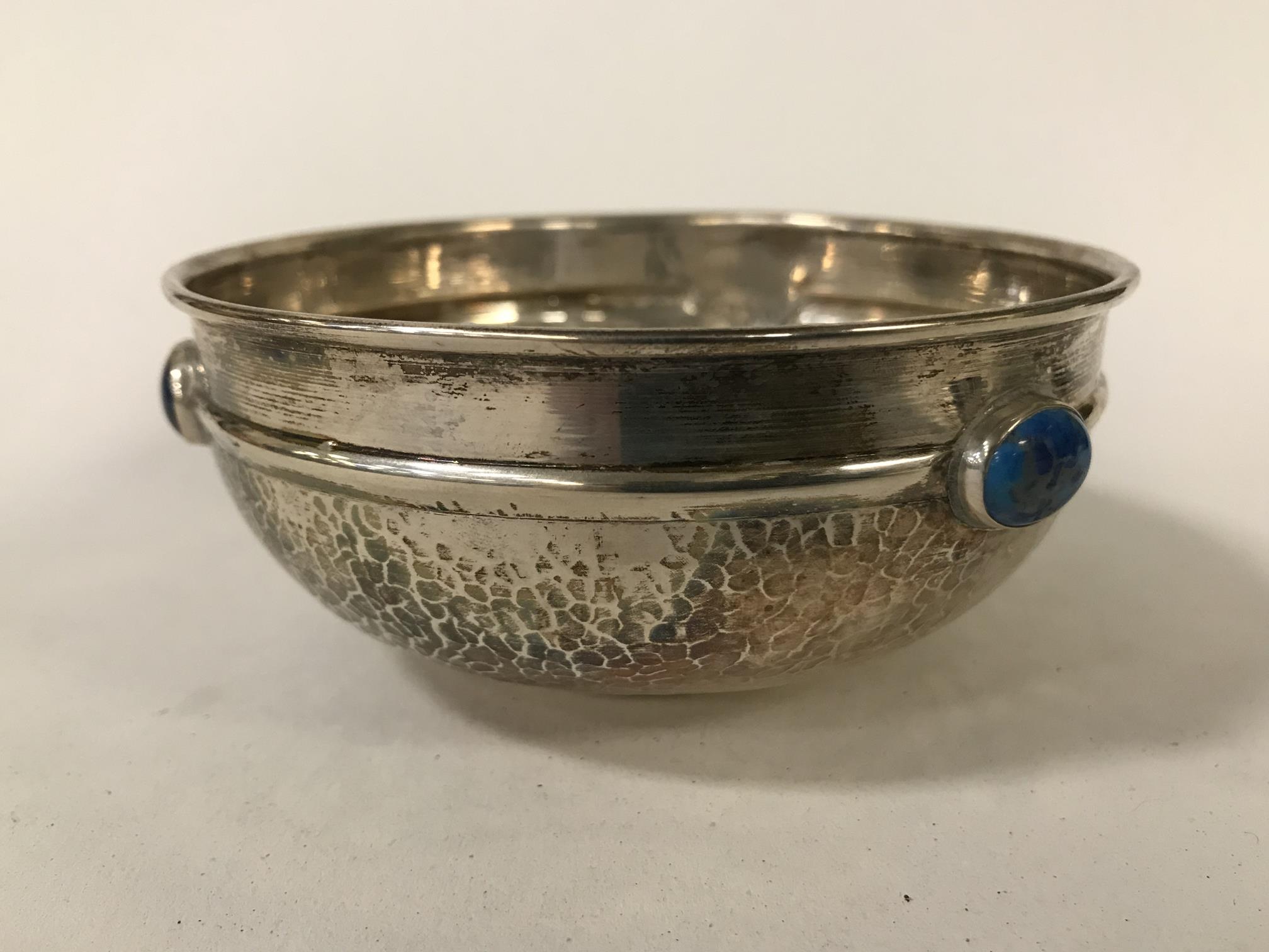 ARTS & CRAFTS SILVER BOWL