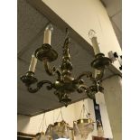 SOLID BRASS CHANDELIER