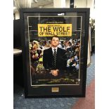 WOLF OF WALL STREET FILM POSTER - SIGNED