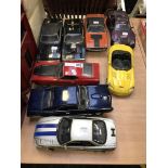 COLLECTION OF MODEL CARS - (8)