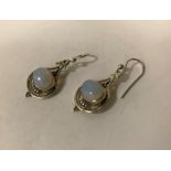 STERLING SILVER OPALITE EARRINGS