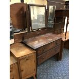 OAK DRESSING TABLE