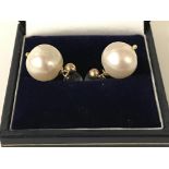 9CT GOLD CULTURED PEARL STUDS