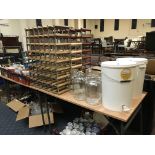 WINE MAKING EQUIPMENT & 3 WINE RACKS