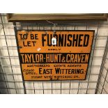 TAYLOR-HUNT CRAVEN AUCTIONEERS SIGN