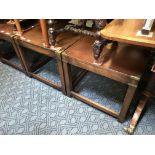 PAIR OF COFFEE TABLES