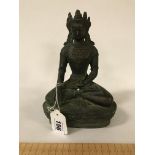 SEATED BRONZE BUDDHA