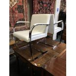 2 MILES VAN DE HOHE BRNO CHAIRS- WHITE