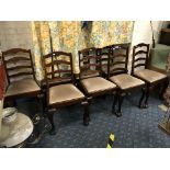 SET OF EIGHT CHAIRS