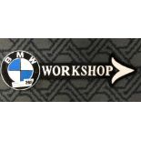 CAST IRON BMW WORKSHOP SIGN