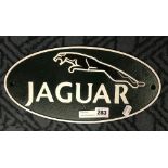 CAST IRON JAGUAR SIGN