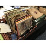 TWO BOXES OF RECORDS