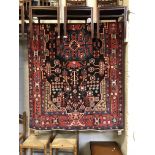 NORTH WEST PERSIAN NAHAWAND CARPET 368CM X 150CM