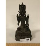 SEATED BRONZE BUDDHA