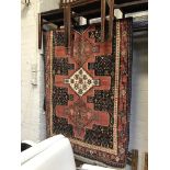 NORTH WEST PERSIAN SENNEH RUG 275CM X 115CM