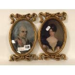 PAIR OF PORTRAIT MINIATURES