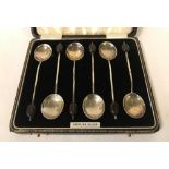 CASED STERLING SILVER SPOONS