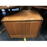 TEAK RECORD CABINET