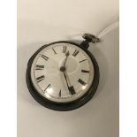 SILVER CASED POCKET WATCH