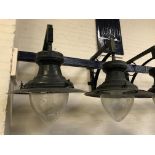 PAIR OF INDUSTRIAL OUTDOOR LANTERNS