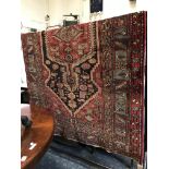 NORTH WEST PERSIAN ZANJARI RUG 233CM X 145CM