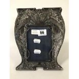 HM SILVER ART NOUVEAU PHOTO FRAME