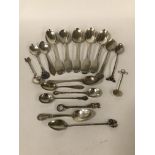 MIXED HM SILVER SPOONS
