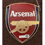 CAST IRON ARSENAL SIGN