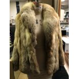 LADIES ARCTIC FOX FUR JACKET