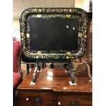DECORATIVE TRAY ON STAND