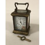 MINIATURE CARRIAGE CLOCK