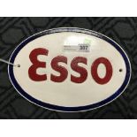 CAST IRON ESSO SIGN