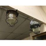 TWO INDUSTRIAL LAMPS