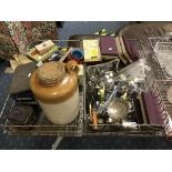 VARIOUS METALWARE & BRIC A BRAC