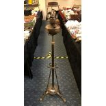 ART NOUVEAU OIL LAMP STAND