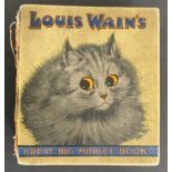 LOUIS WAIN'S GREAT BIG MIDGET BOOK LOOSE COVERS ACCEPTABLE CONDITION