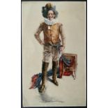 RICHARD MANSFIELD AS CYRANO DE BERGERAC AFTER HOWARD CHANDLER CHRISTY App.size: 25cm x 42cm