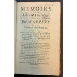 1732 MEMOIRS OF THE LIFE OF THE LATE EARL OF ORRERY AND THE FAMILY OF BOYLES