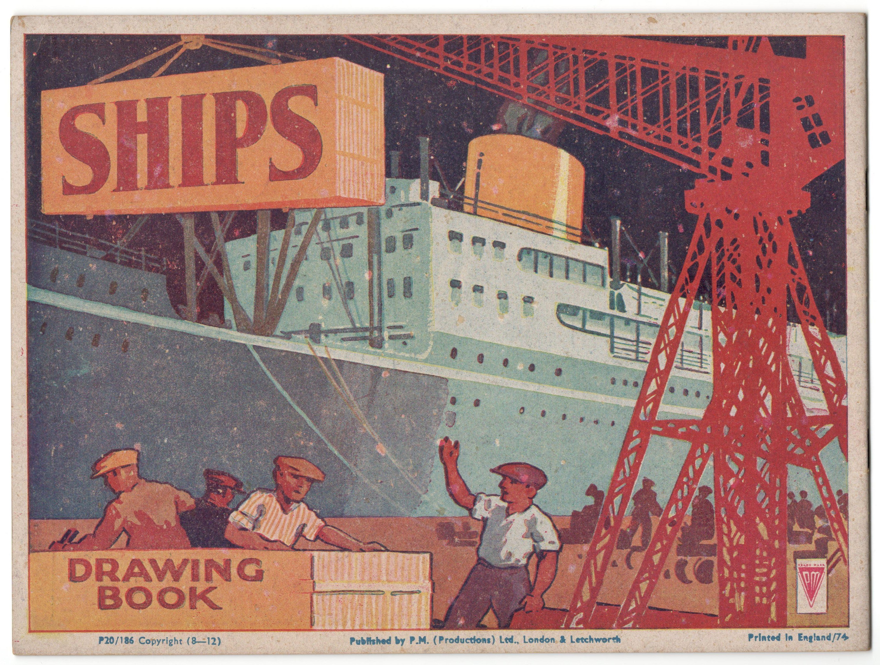SHIPS DRAWING BOOK PUBLISHED BY P.M. (PRODUCTIONS) LTD LONDON & LETCHWORTH - Image 2 of 2