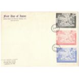 FIRST DAY OF ISSUE FOR GREAT BRITAIN POSTAL STRIKE 1971 - PRIVATE POSTAL SERVICE 1971