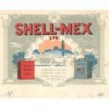 1920s SHELL-MEX ADVERTISING PAGE