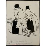 CHIC, CYRIL JACOB (1926 – 2000) ORIGINAL CARTOON ARTWORK